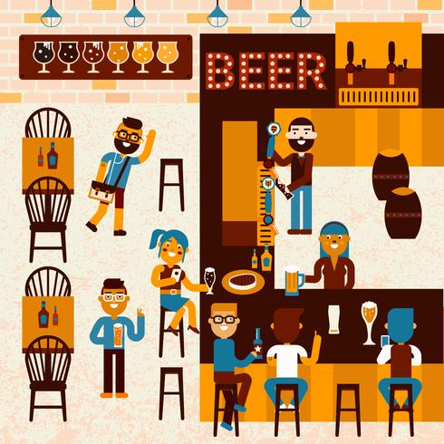 Beer Place vector
