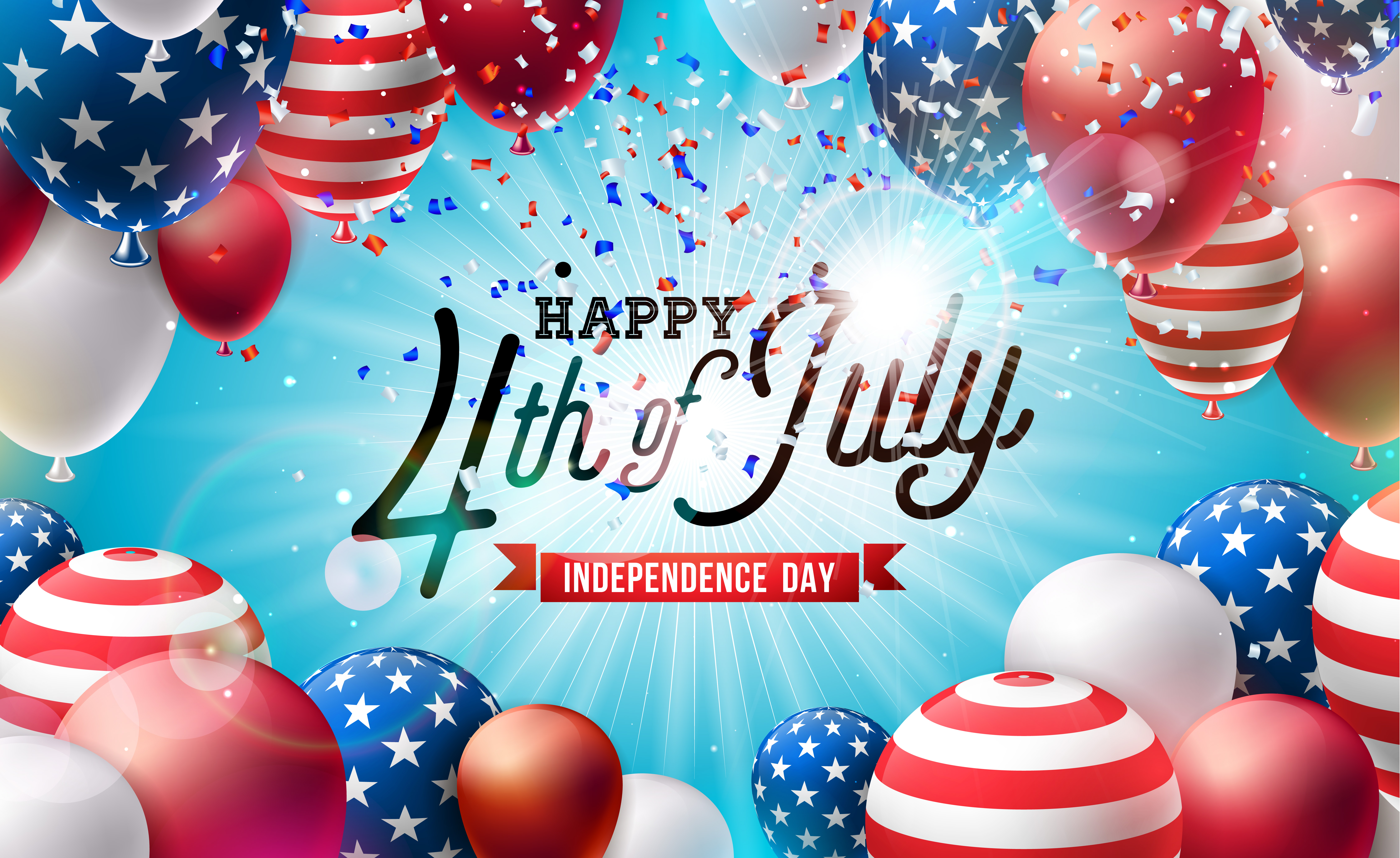 4th Of July Independence Day Of The Usa Vector Illustration Fourth Of