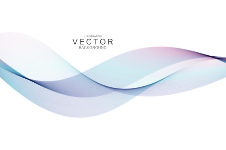 Smoke abstract background with curve shape. vector