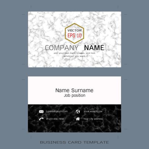 Modern designer business card layout templates. vector