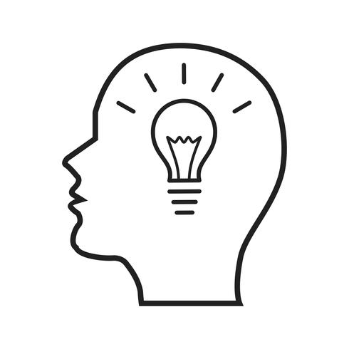 Creativity Line Black Icon vector