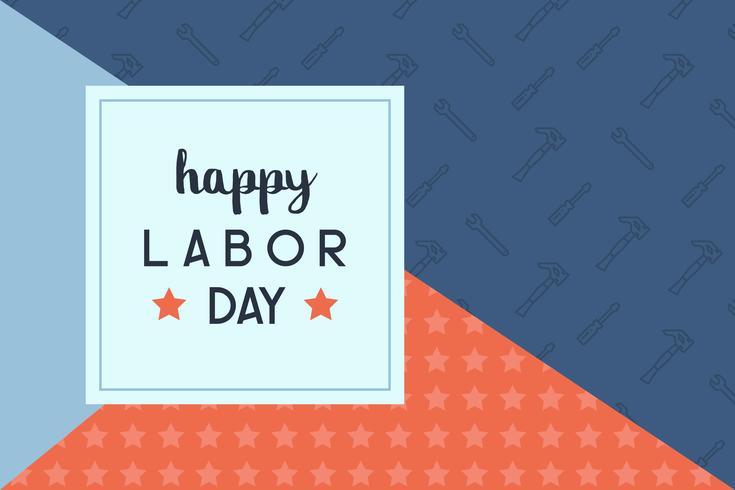 Happy labor day vector