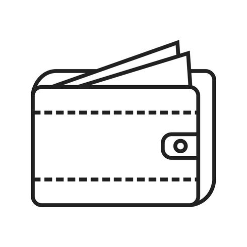 Earn Line Black Icon vector