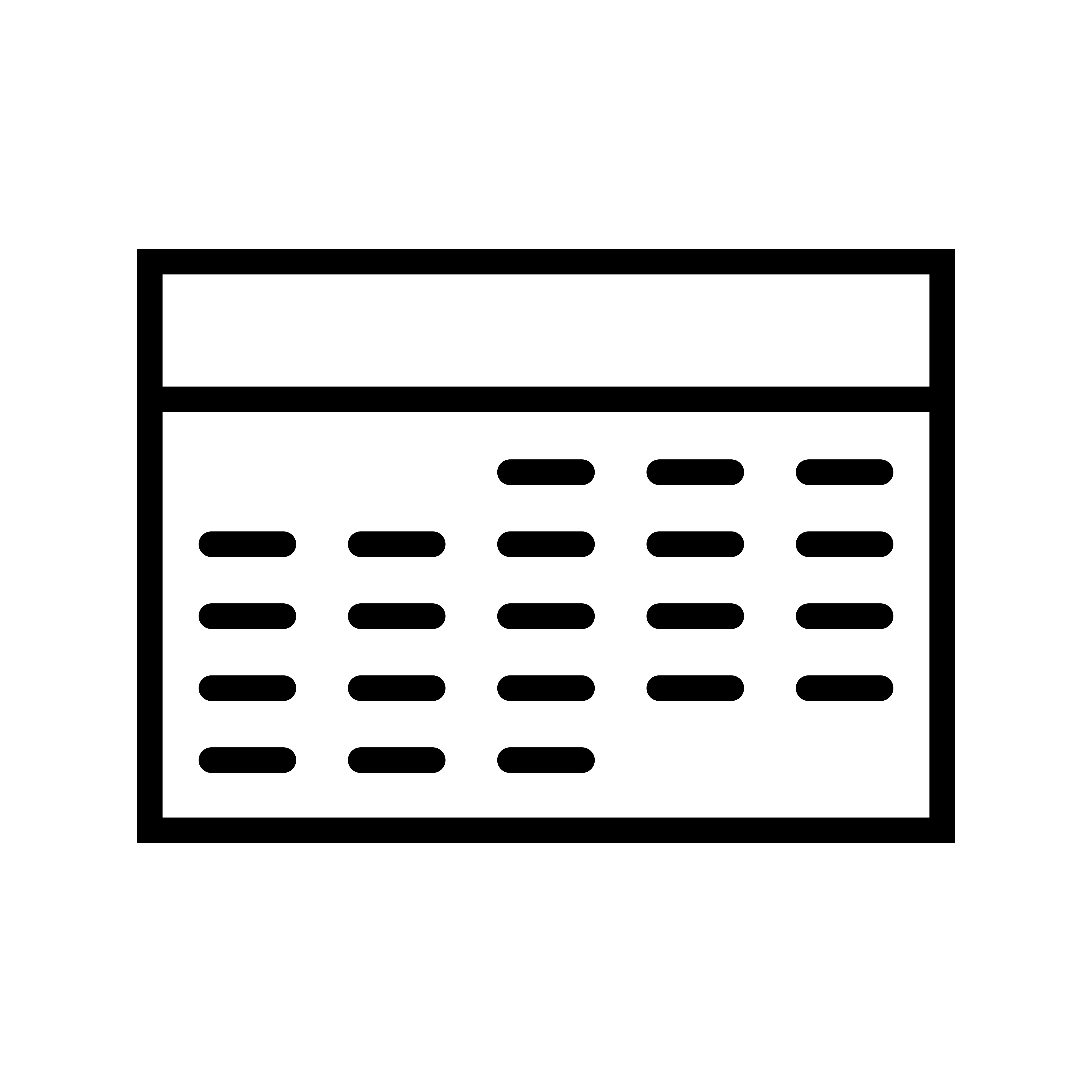 Calendar Line Black Icon 548406 Vector Art At Vecteezy