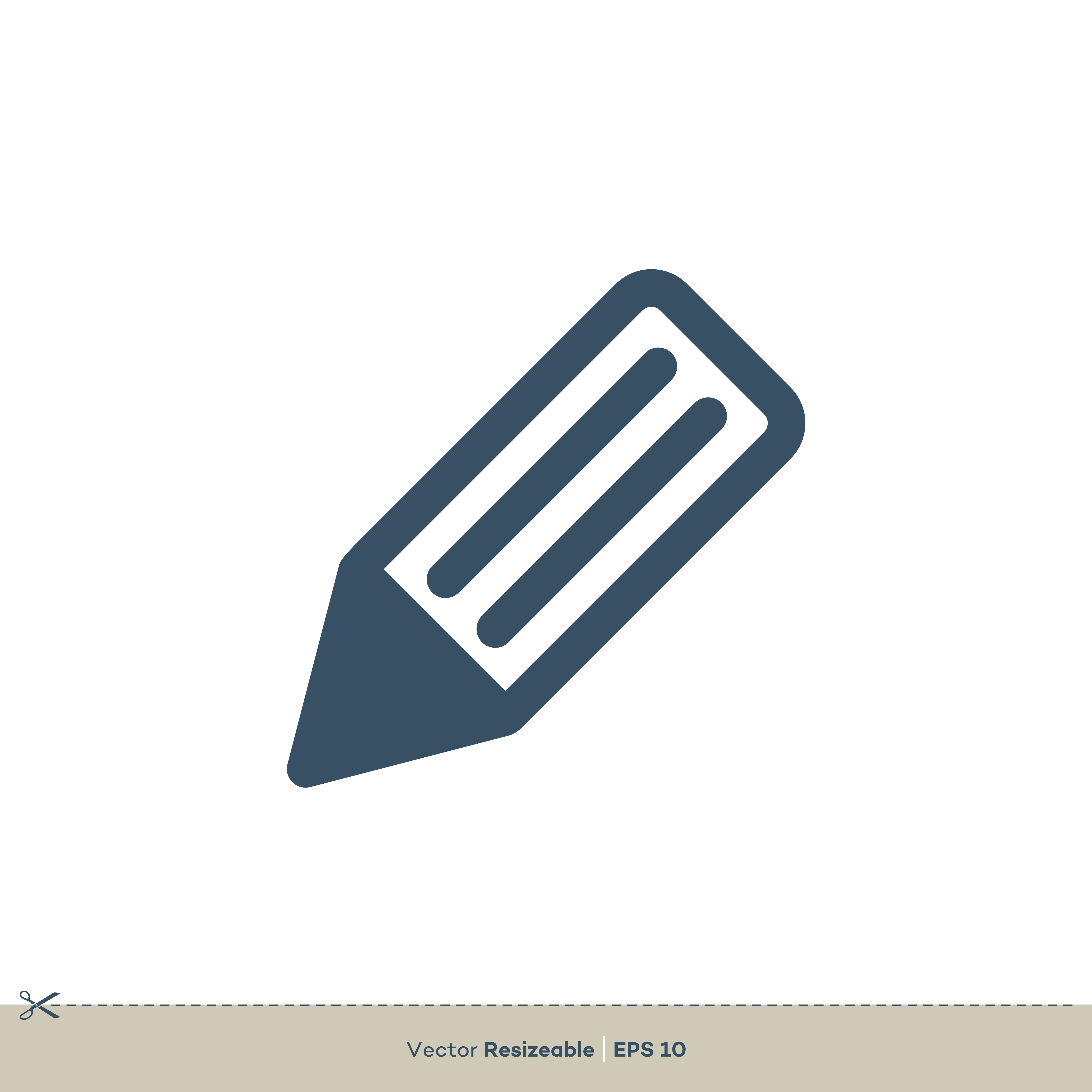  Pencil  Icon vector Logo  Template Illustration Design 