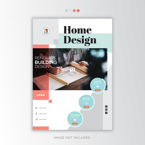 Hone Design, Template Flyer vector