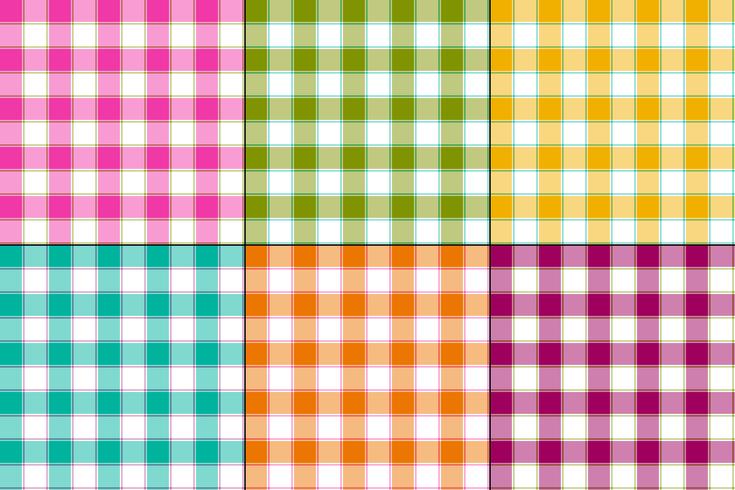 bright buffalo vector plaids