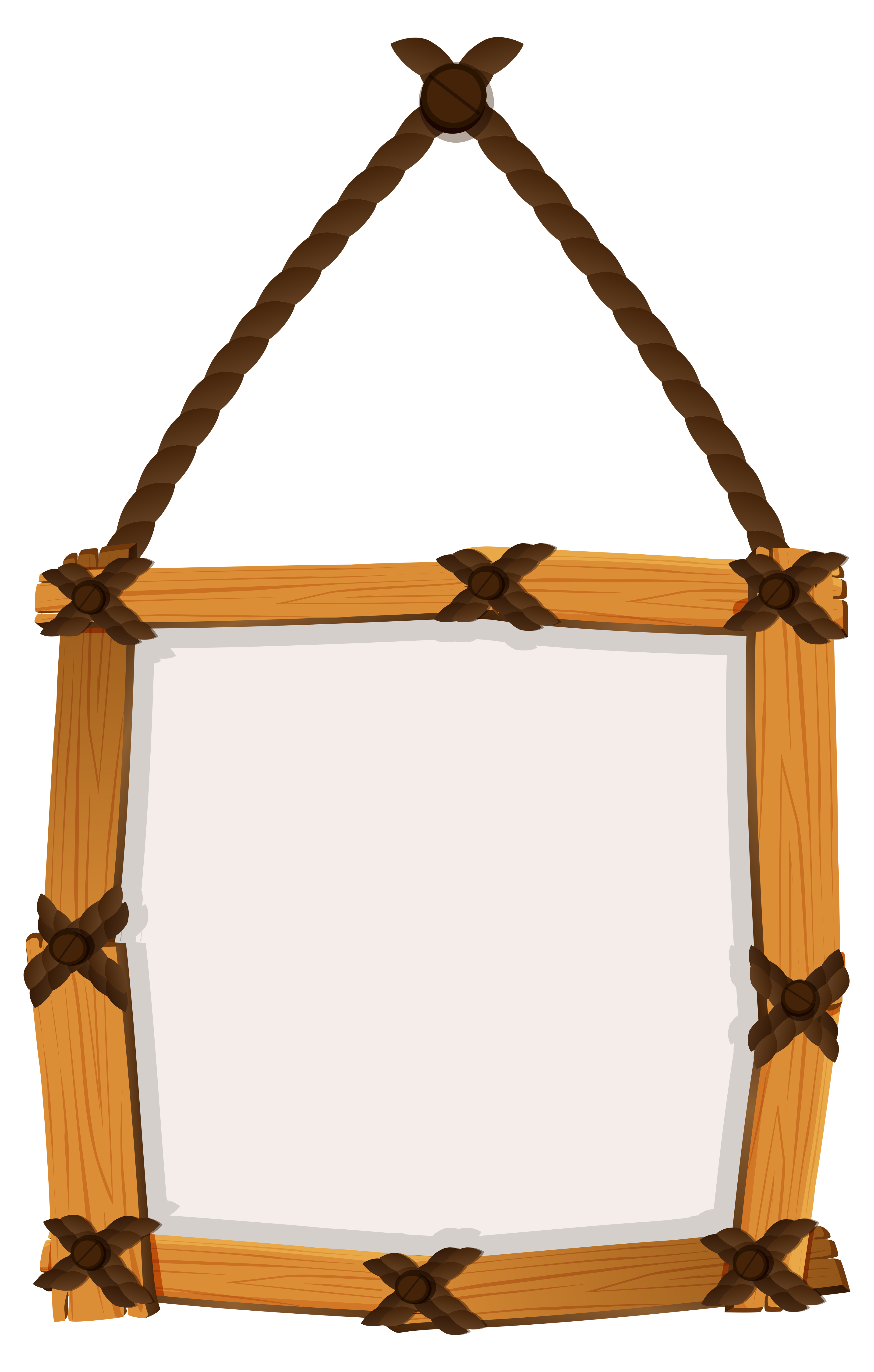 Wooden Frame Hanging On Wall 549277 Vector Art At Vecteezy