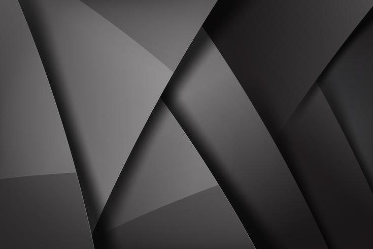 Abstract background dark and black overlaps 003 vector