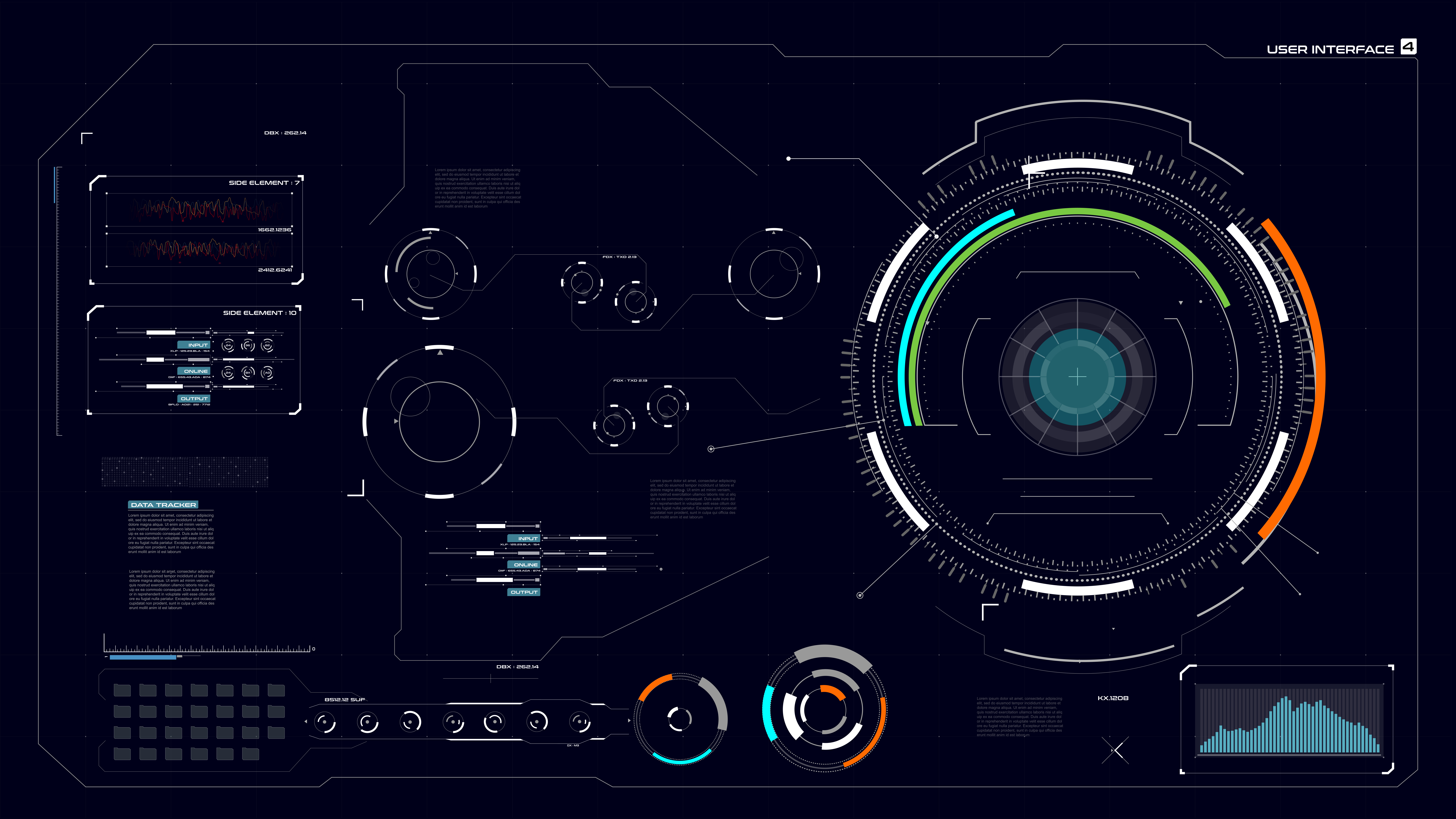 Download HUD GUI Interface 004 - Download Free Vectors, Clipart ...