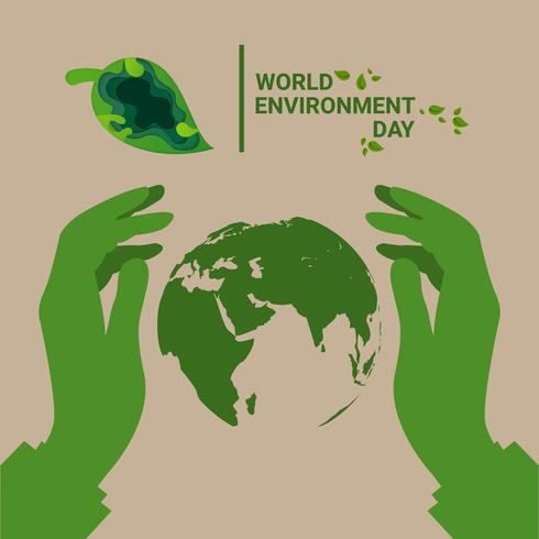 día Mundial del Medio Ambiente vector