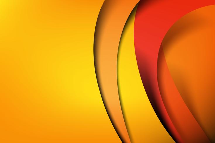 Orange and Yellow Abstract background dark and black layer overlaps 001 vector