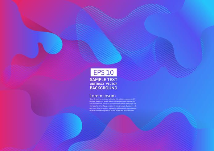 Colorful Liquid And Geometric Abstract Background Fluid Gradient