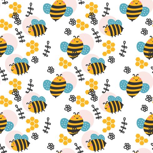 Bee Pattern vector