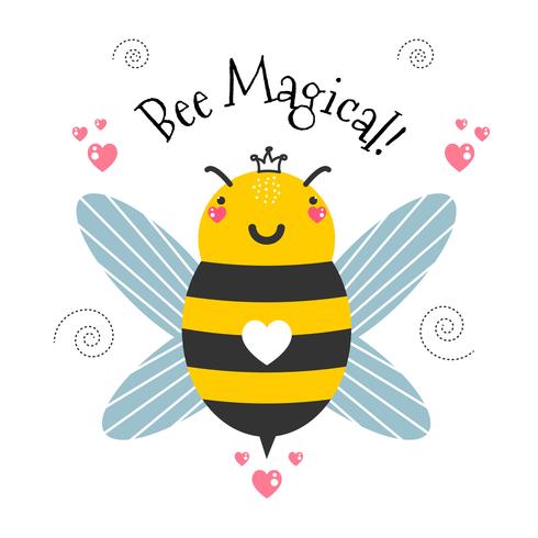 Bee Magical Vector