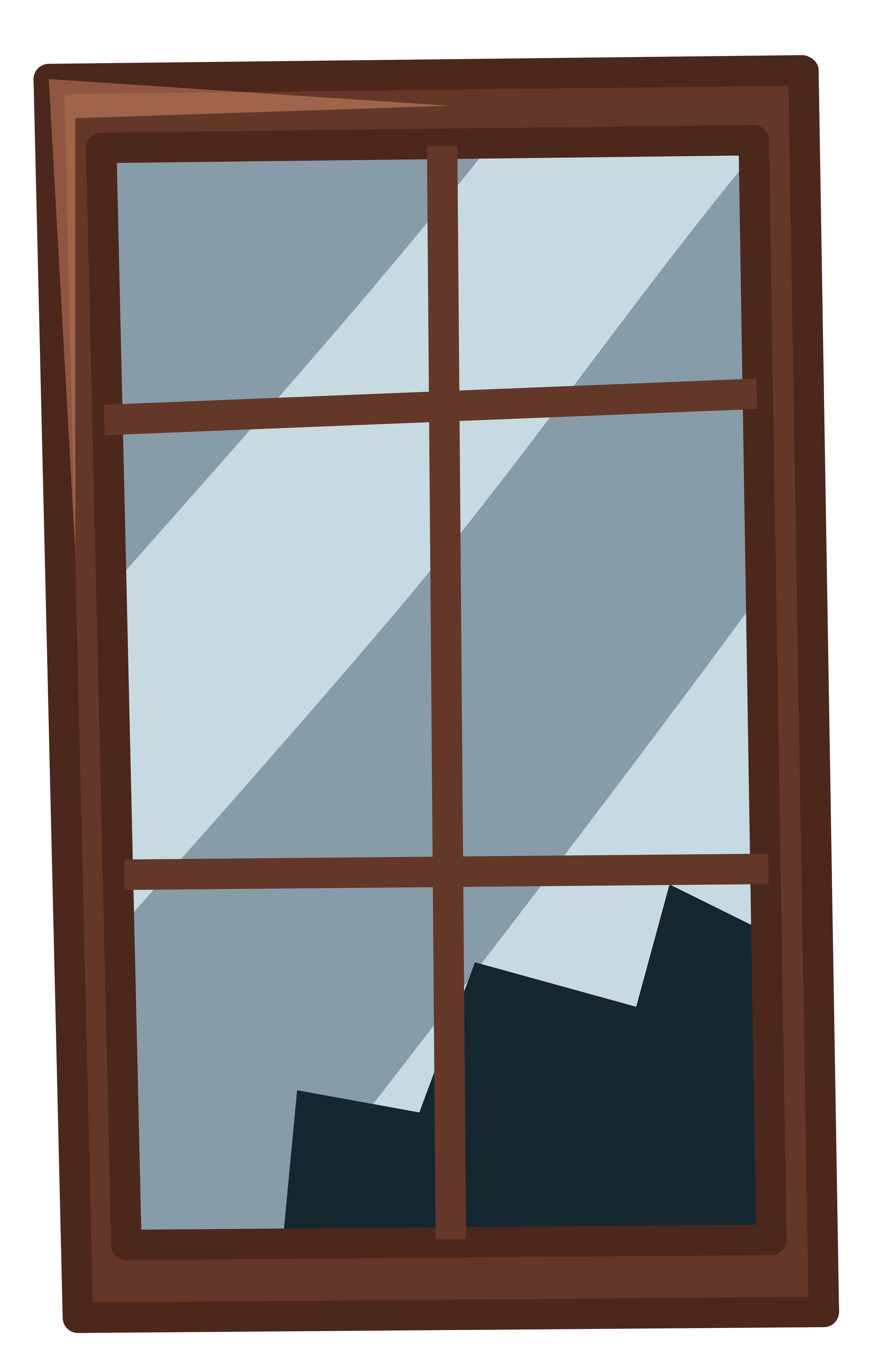 Broken window on white background 549625 Vector Art at Vecteezy