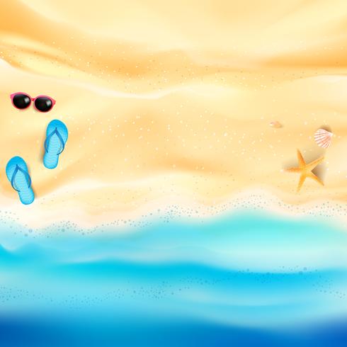 Abstract background sand and sea beach 001 vector