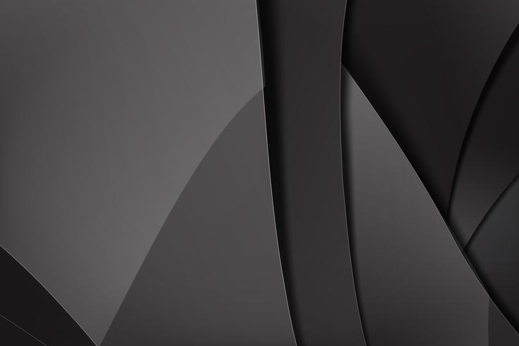 Abstract background dark and black overlaps 013 vector