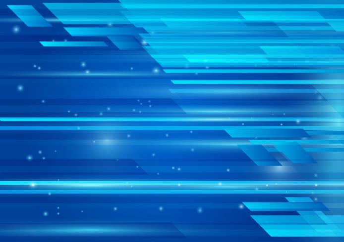 Geometric Blue Color And Light Abstract Background Vector