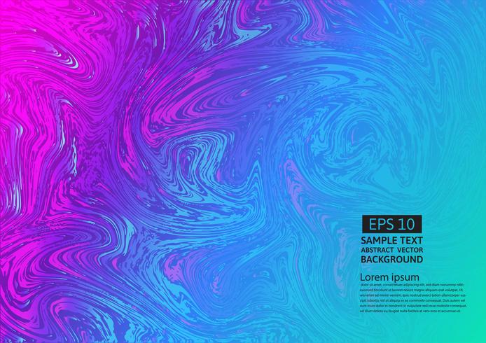 Colorful liquid abstract background. Fluid gradient shapes composition futuristic design vector