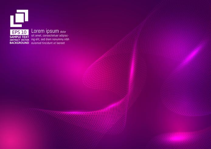 Abstract particles waves vector background 00599
