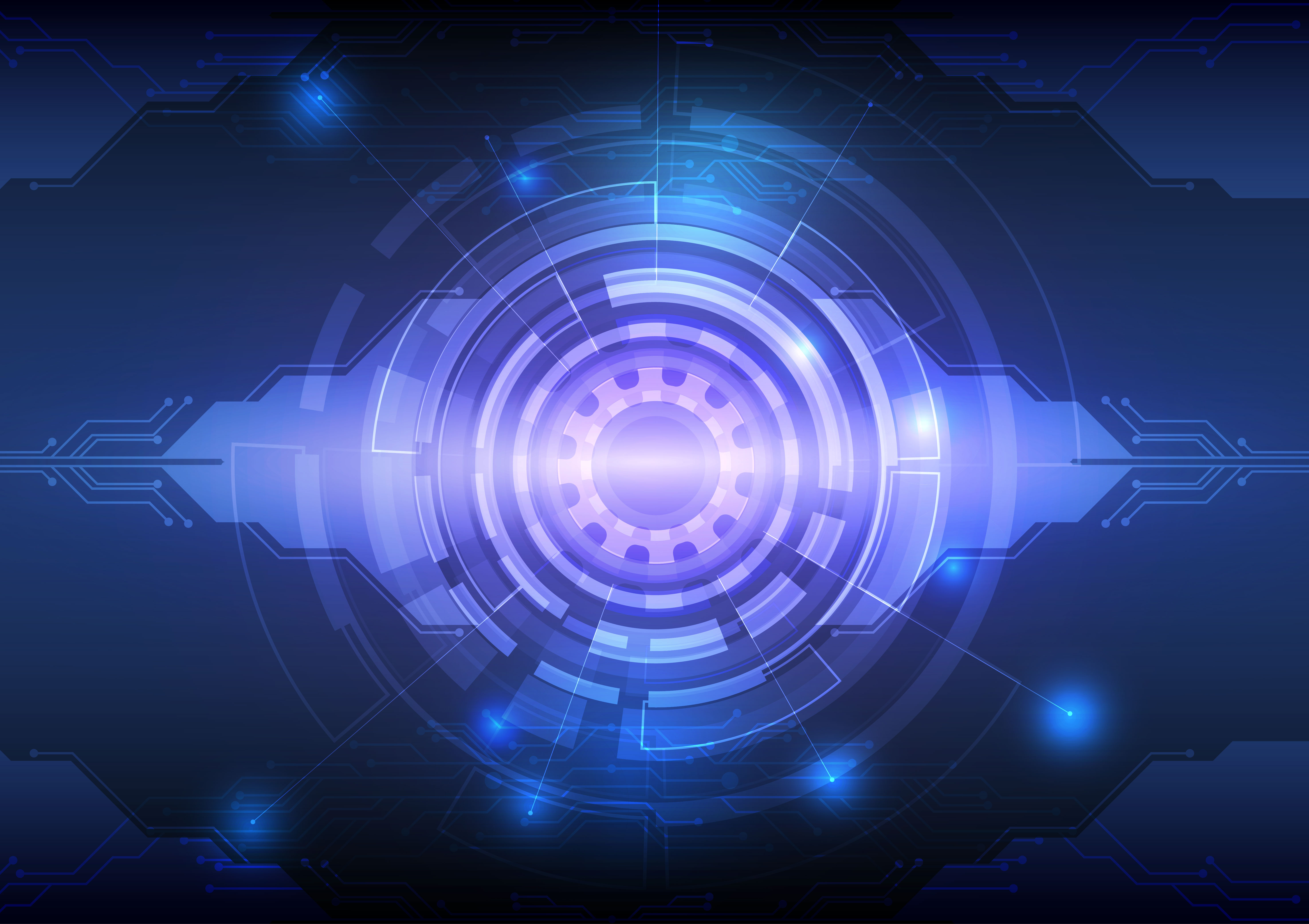 Abstract Background Digital Technology Concept Vector Illustration