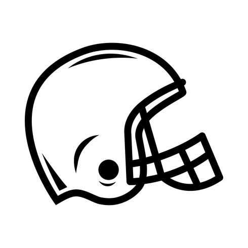 American Football Helmet vector