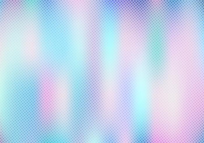 Abstract smooth blurred holographic gradient background with halftone texture effect. Hologram  Luxury trendy tender pearlescent. vector