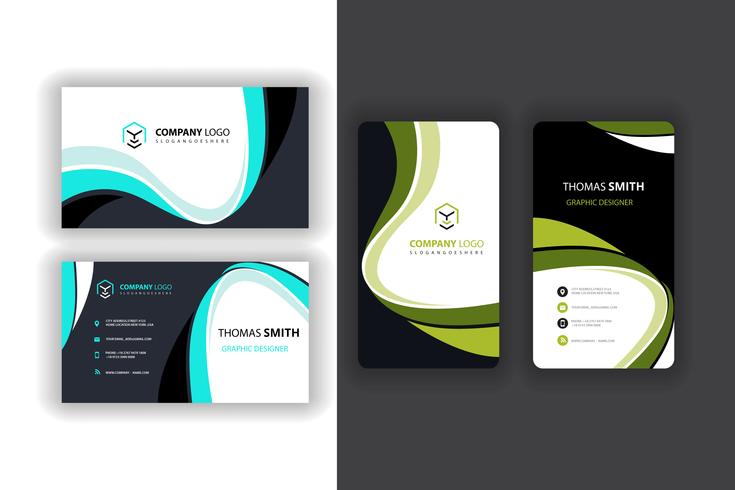 visit card pack vector