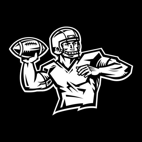 Football Player Cartoon vector