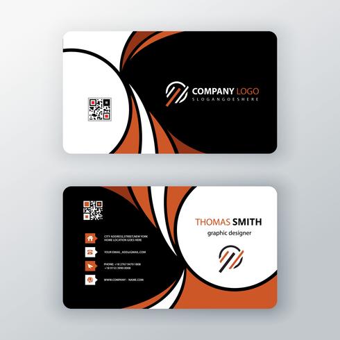 business card illustration vector