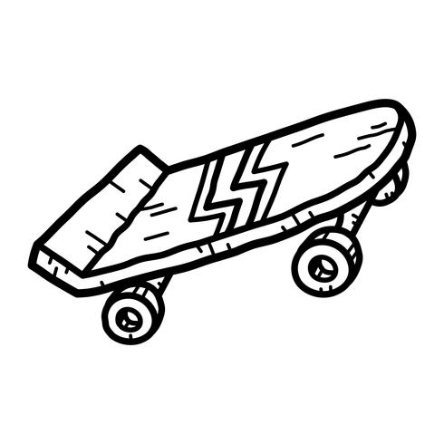Skateboard vector
