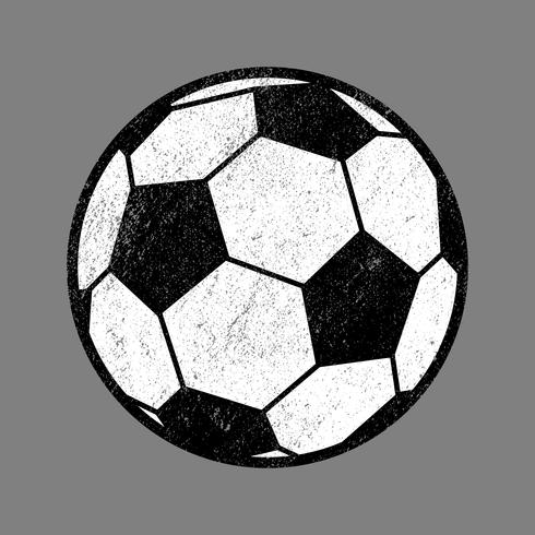 Icono de vector de balón de fútbol