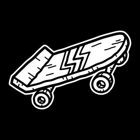 Skateboard vector