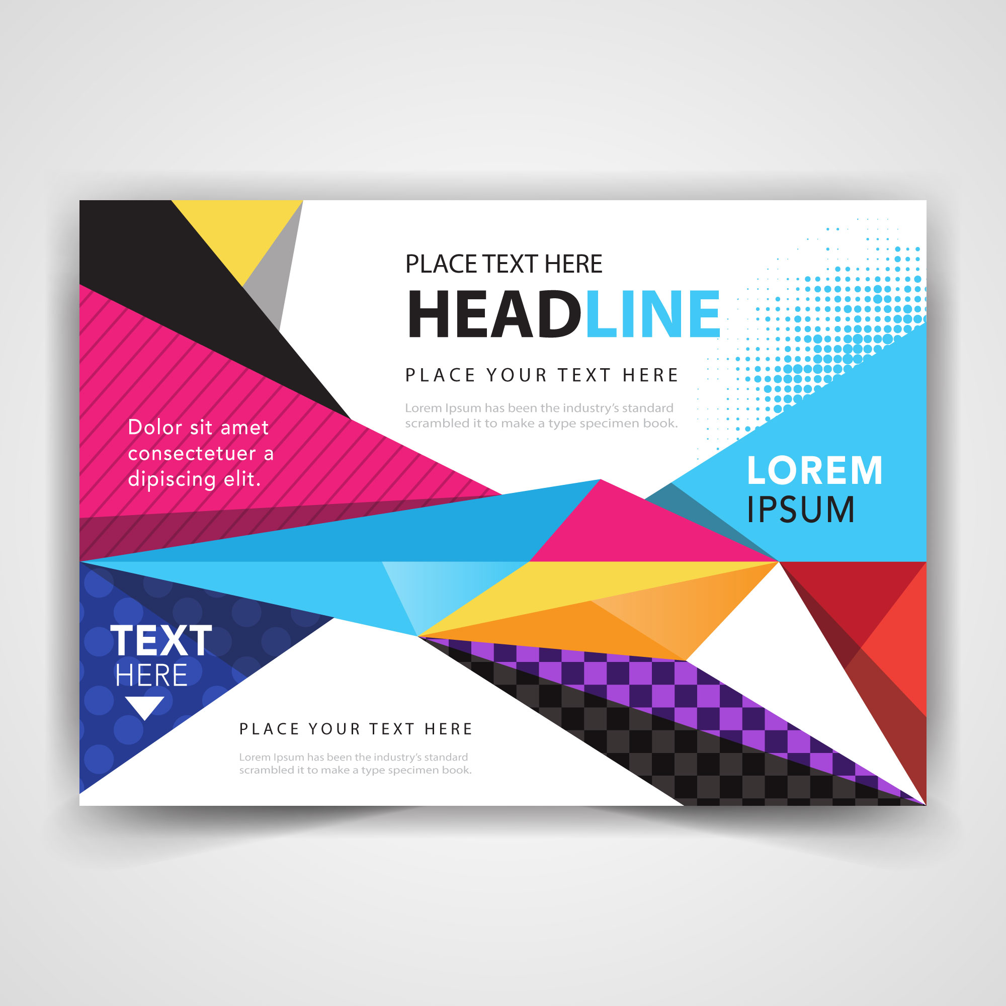 modern colorful abstract leaflet 550419 Vector Art at Vecteezy