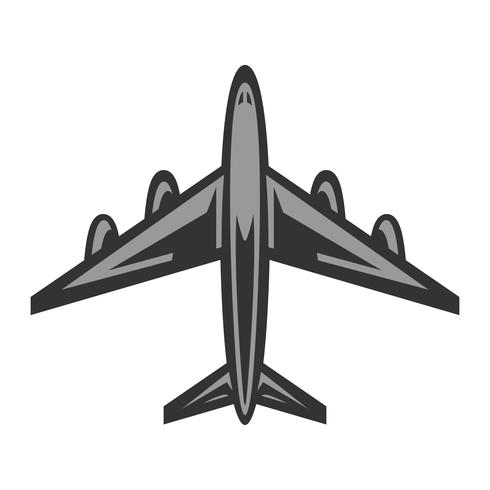 Airplane Flying Vector Icon
