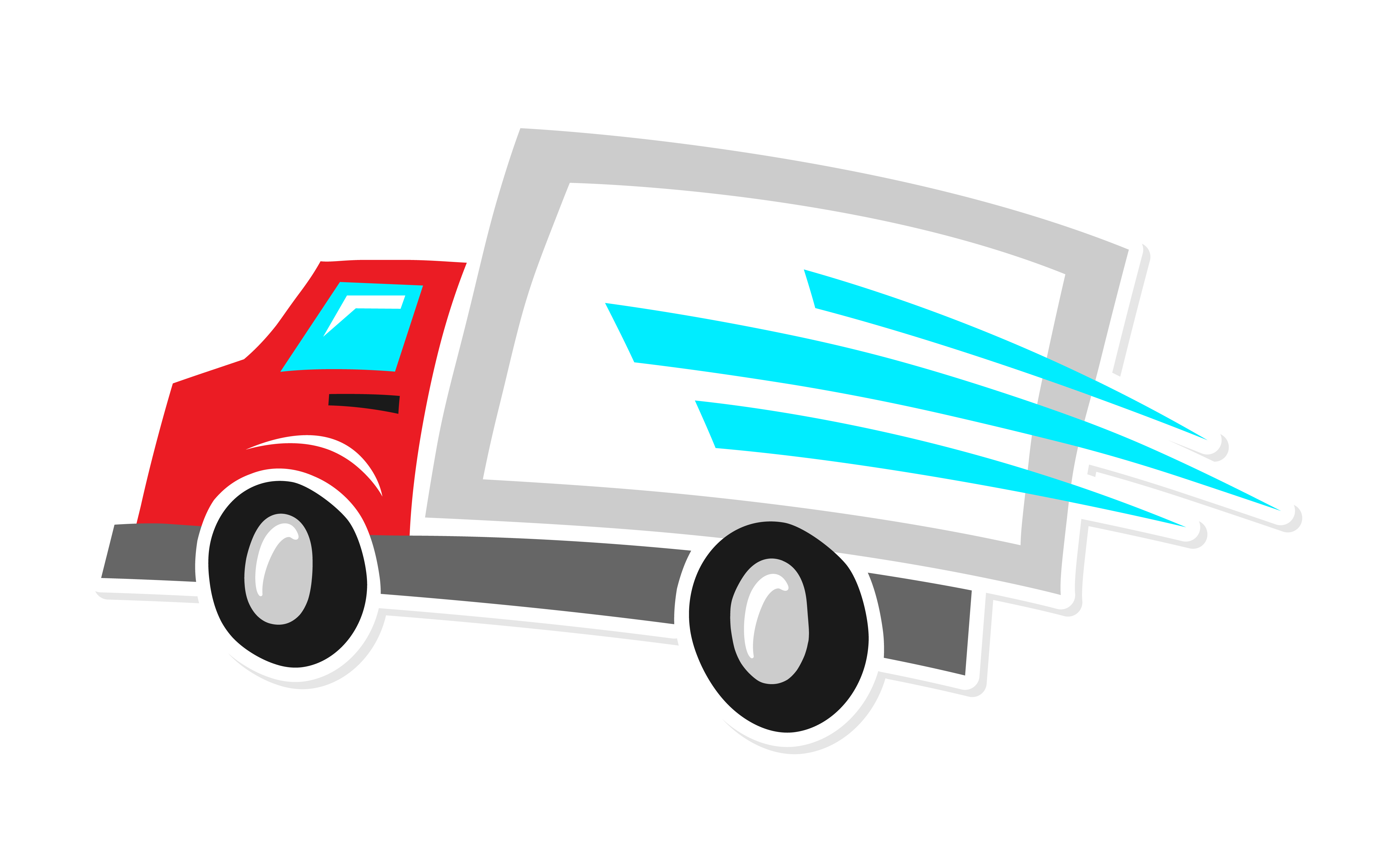 delivery truck logo design