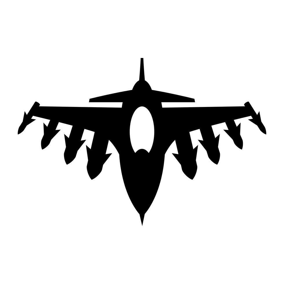 Icono de Vector de avión de combate 550477 Vector en Vecteezy