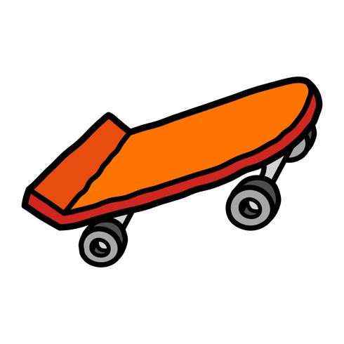 Skateboard vector