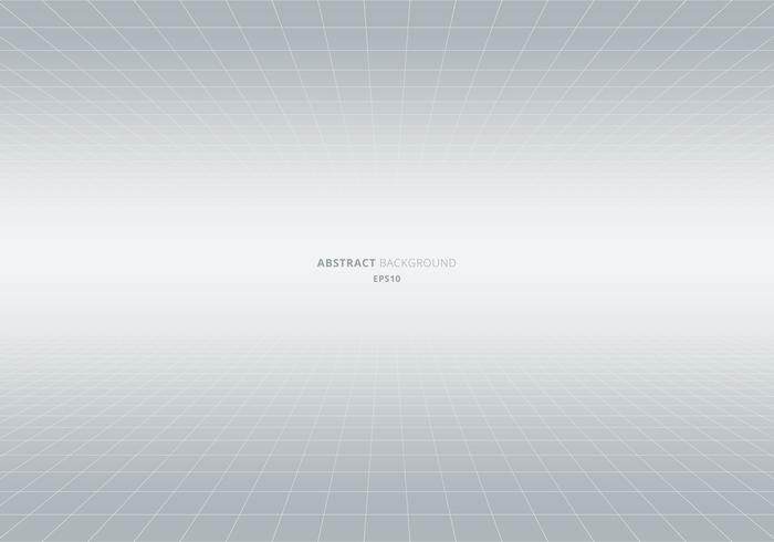 Abstract geometric squares pattern perspective white and gray background. Grid lines light backdrop. You can use for decorative banner web, cover brochure, poster, flyer, leaflet, etc. vector