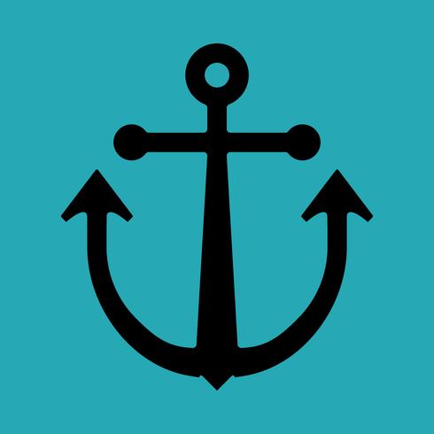 Anchor vector icon