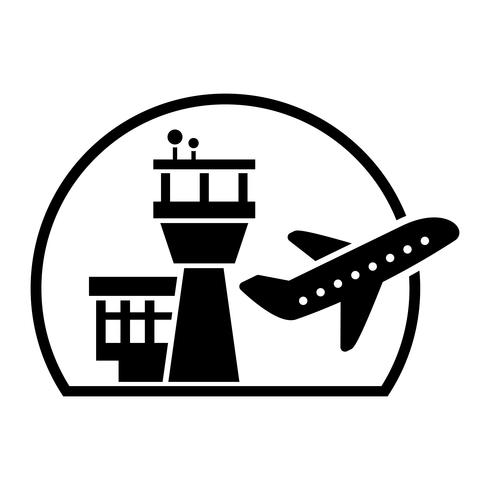 Aeropuerto Vector Icon