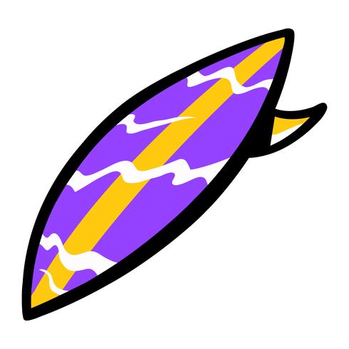 Surfboard vector