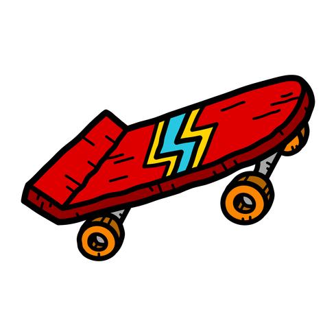 Skateboard vector