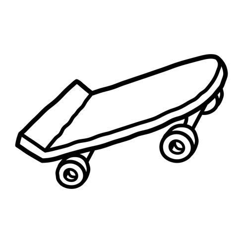 Skateboard vector