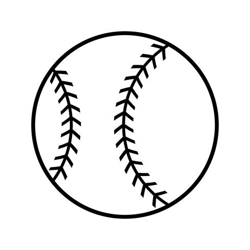 Baseball vector icon