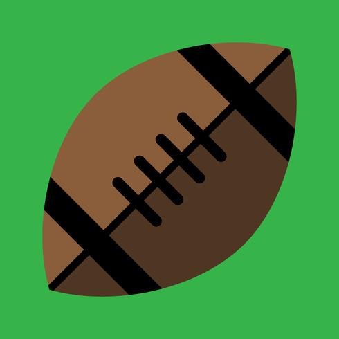 Icono de vector de fútbol americano