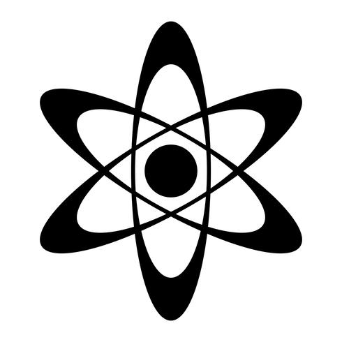 Dynamic Atom Molecule Science Symbol vector icon