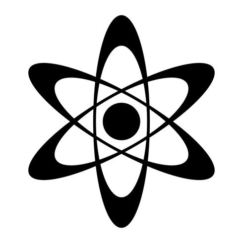 Dynamic Atom Molecule Science Symbol vector icon