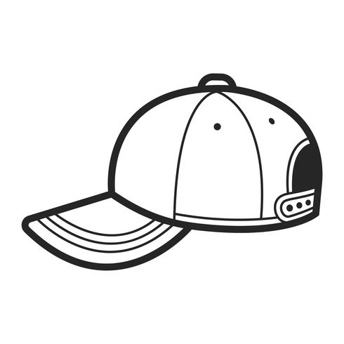 Baseball Cap 550726 Vector Art at Vecteezy